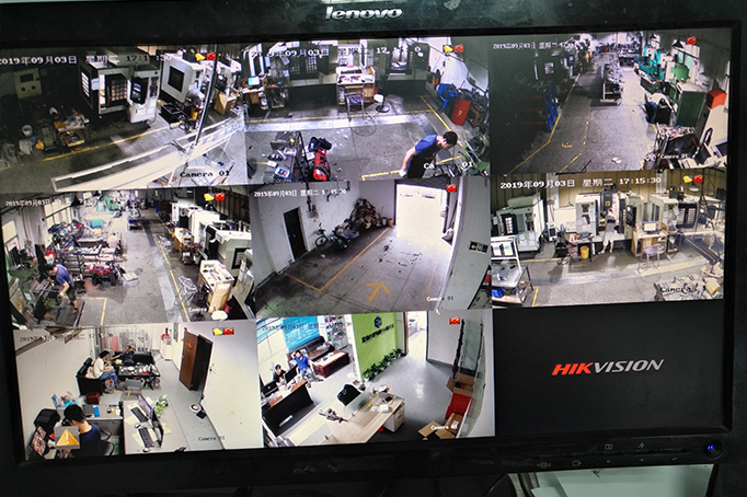 長沙模具廠監(jiān)控安裝效果圖-海康威視方案